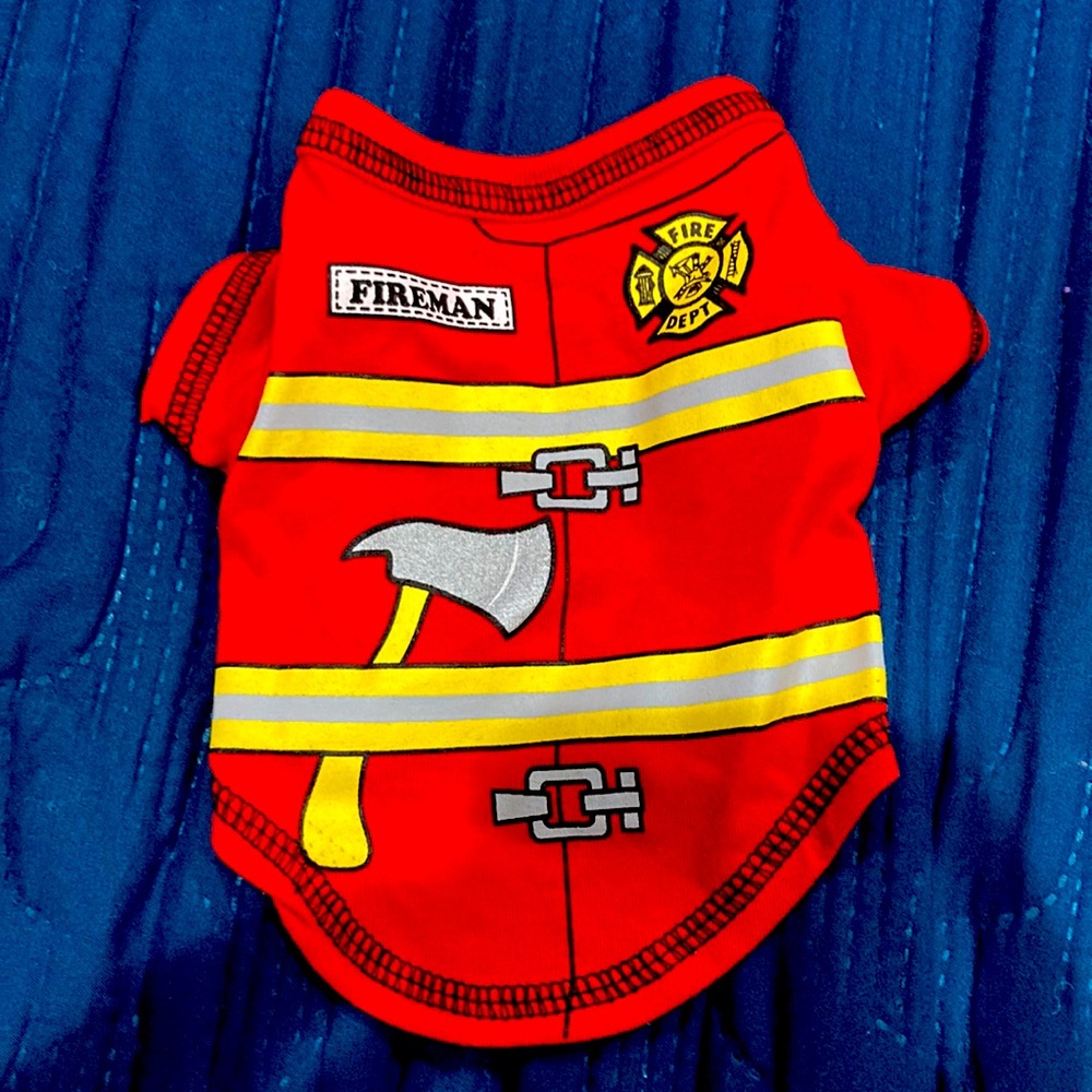 Fireman XXS Pet Shirt